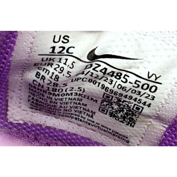 Nike Zoom Freak 4 PS Small Kids Size 12C Giannis Basketball DZ4485-500 - Picture 8 of 10